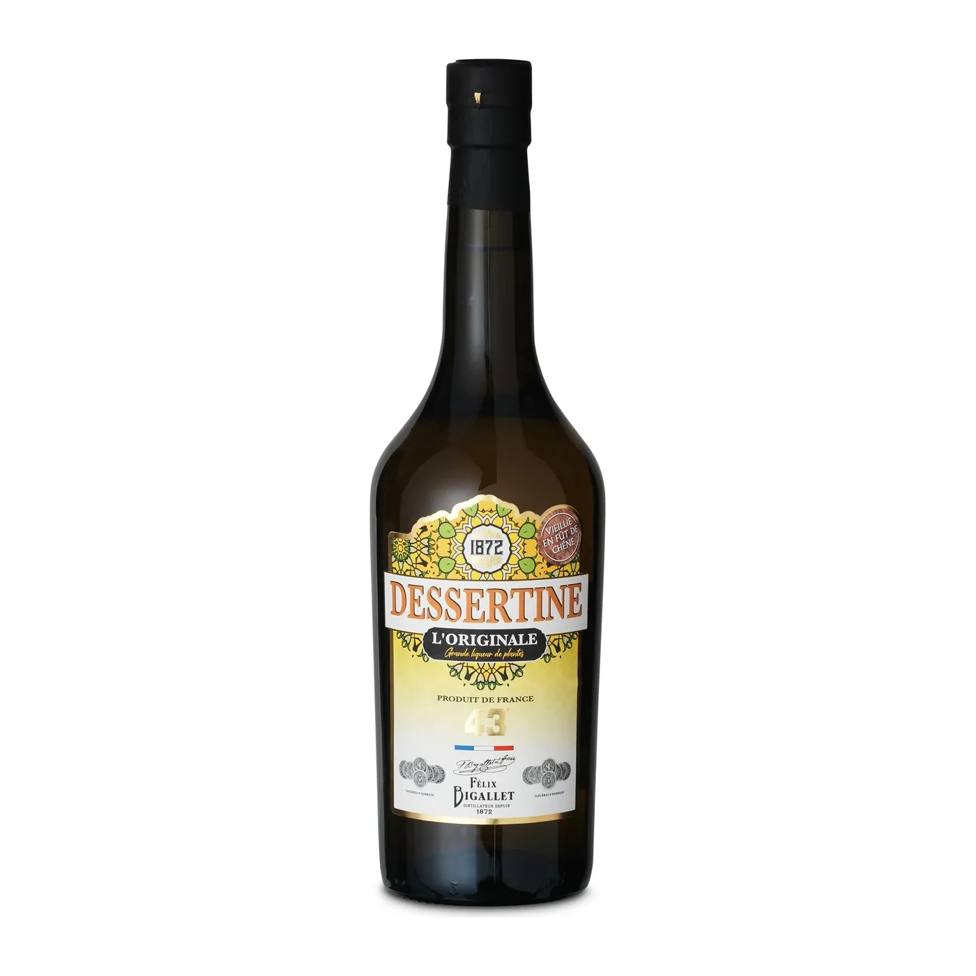 Bigallet Dessertine liqueur, 70 cl bottle