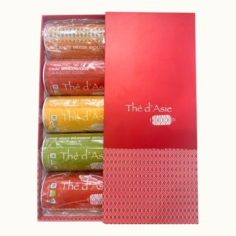 Box of five scented teas