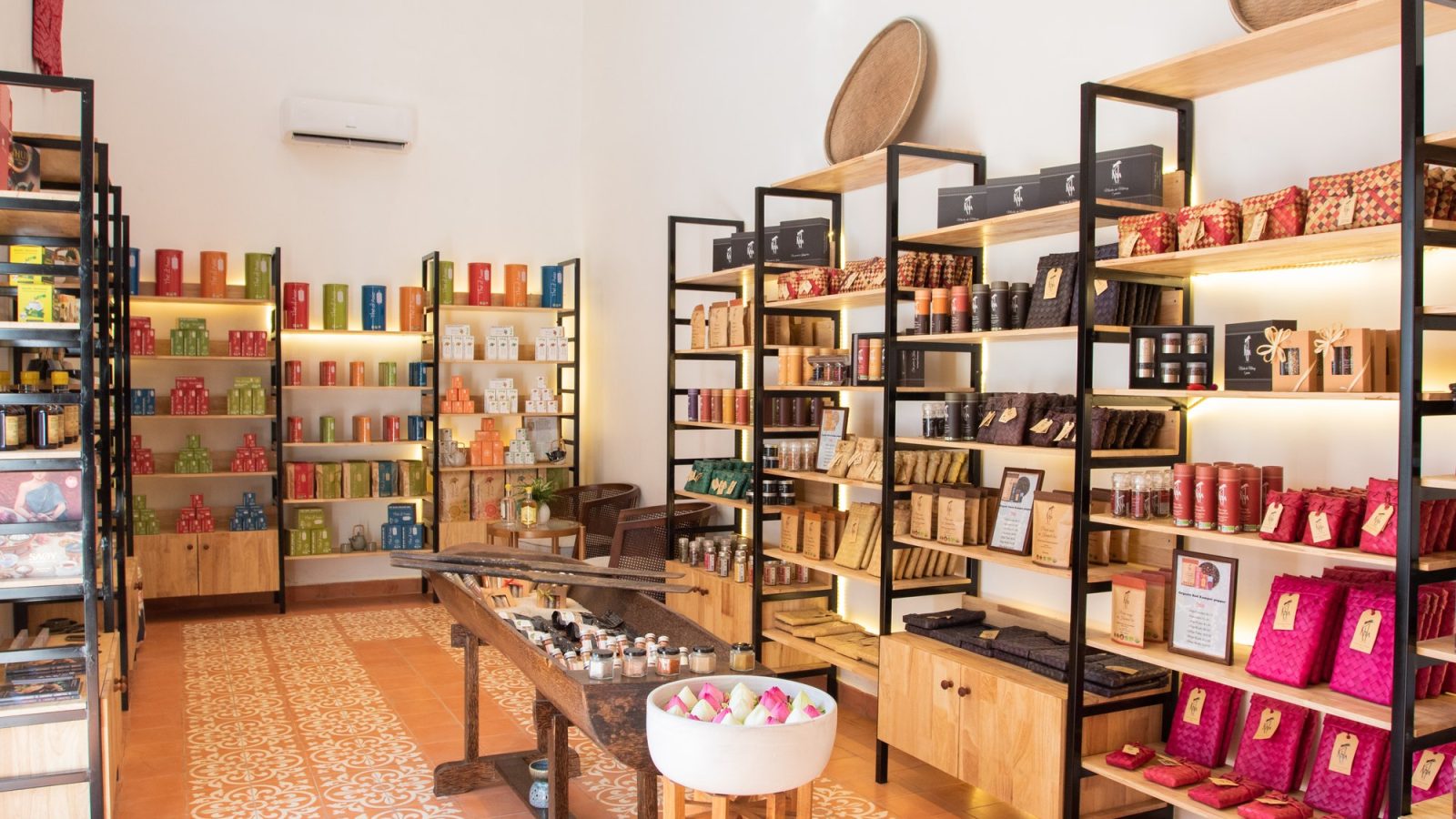 Inside our Phnom Penh shop