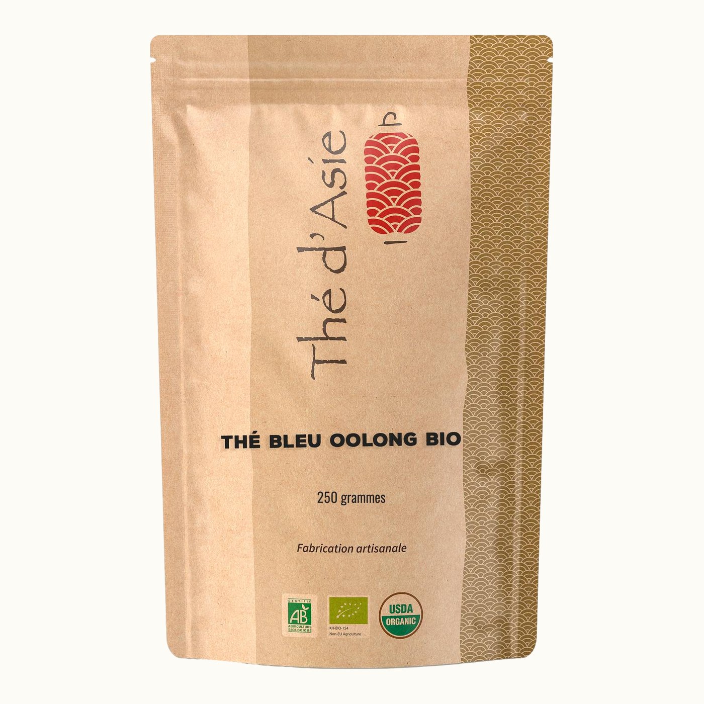 Organic blue oolong tea, 250 g kraft bag