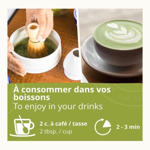 Organic matcha green tea, 200 g kraft bag