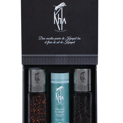 Premium Box Set of 2 Mills + Flower of Salt
