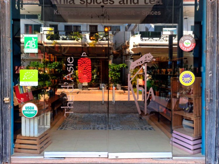 Entrance of the KHLA shop in Kandal Village, Siem Reap